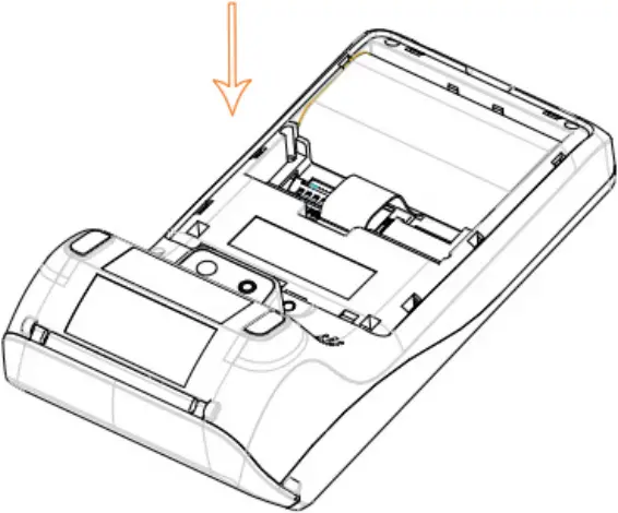 Aisino A75 Pro - Remove the battery 1