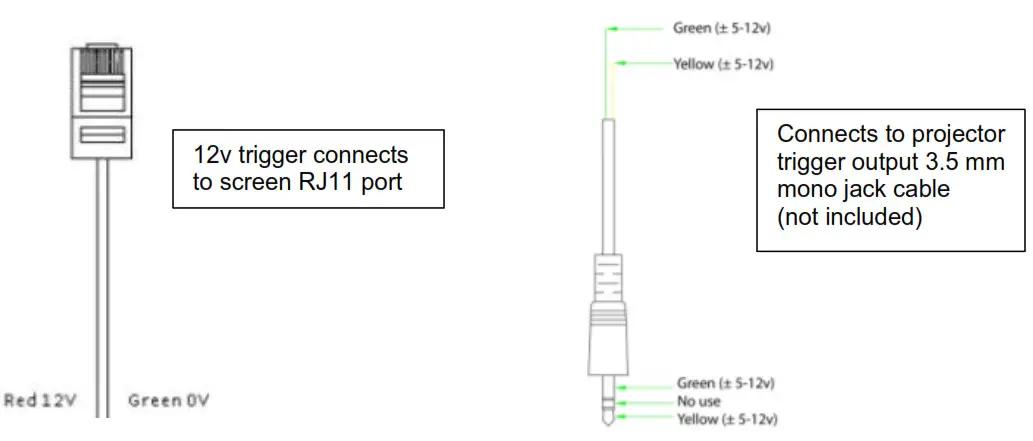 ELITE PROJECTOR Kestrel 3 CineWhite X Ta-Tension - Dimantion4