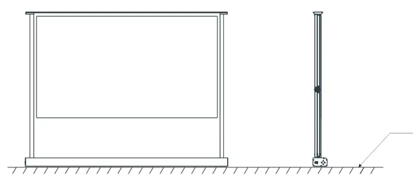 ELITE PROJECTOR Kestrel 3 CineWhite X Ta-Tension - Setup
