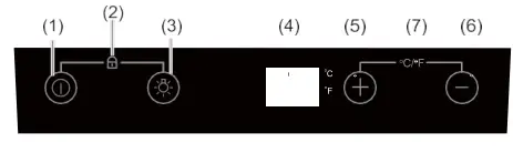 HELKAMA HJA126GDBL Refrigerator with Glass Door - ADJUST OPERATING TEMPERATURE