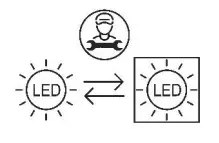 HELKAMA HJA126GDBL Refrigerator with Glass Door - Lightsource energy class