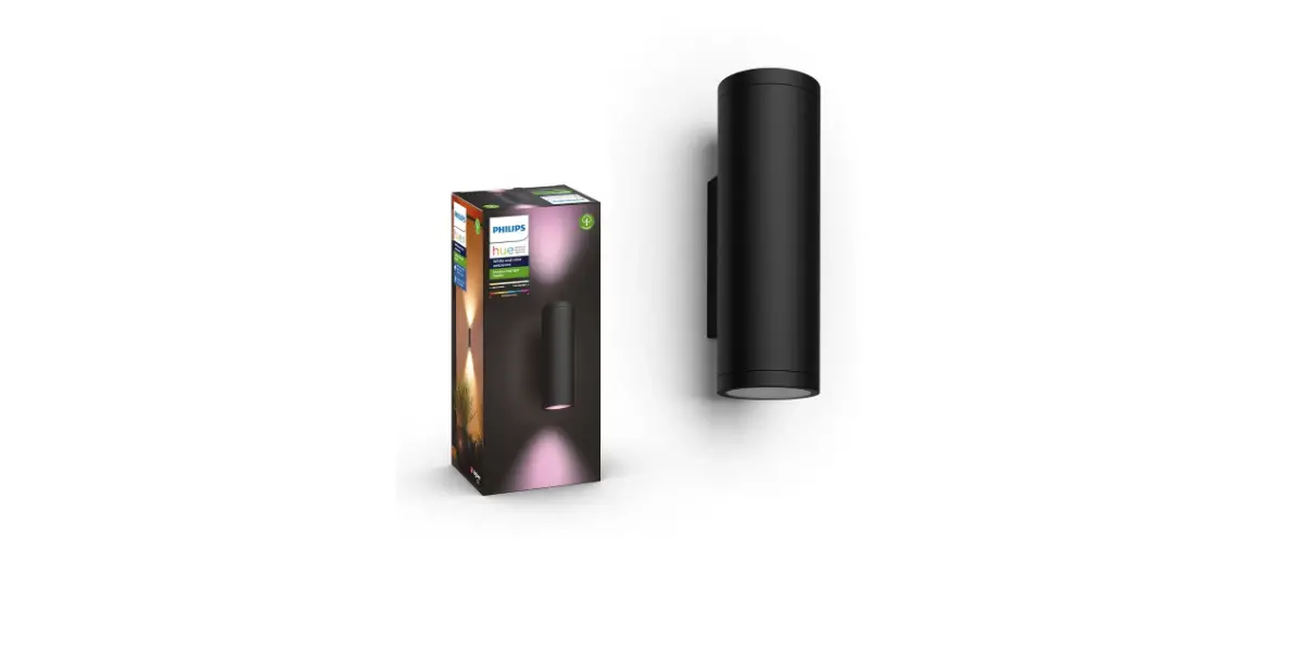 Philips 1746330p7 Hue Outdoor Appear 8w 1180lm White And Color Ambiance Wall Lamp Instruction Manual