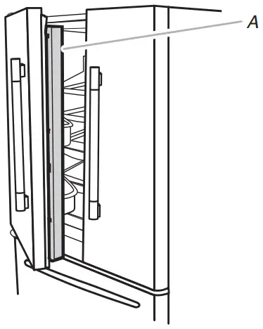 JENNAIR JFFCC72EFS French Door Bottom Mount Refrigerator - Closing Doors