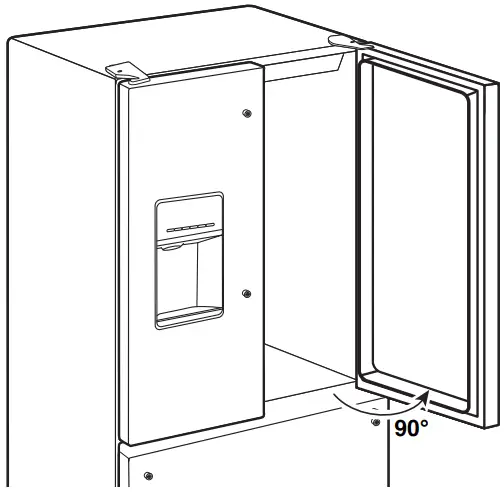JENNAIR JFFCC72EFS French Door Bottom Mount Refrigerator - Door Hinge 1