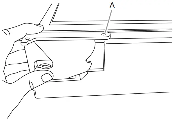 JENNAIR JFFCC72EFS French Door Bottom Mount Refrigerator - Door Hinge 3