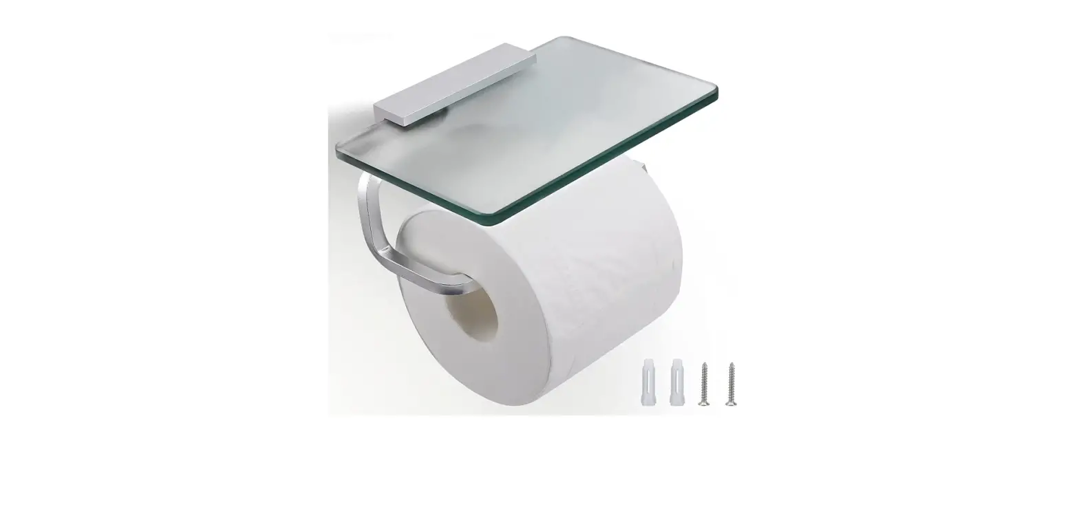 Raikedr B07v7v8bh3 Glass Paper Holder Installation Guide