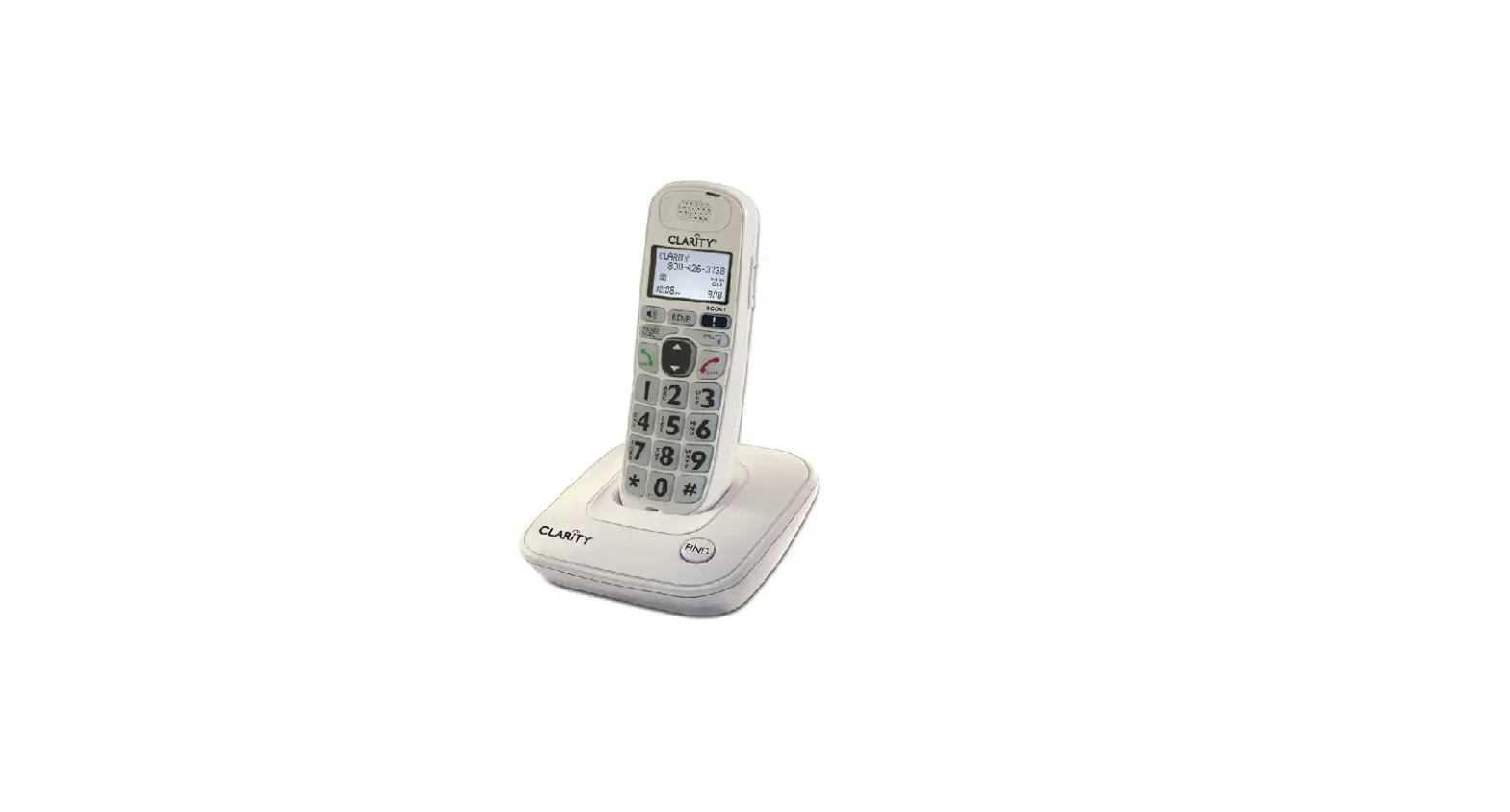 Clarity D704hs Amplifiled Big Button Cordless Phones User Guide