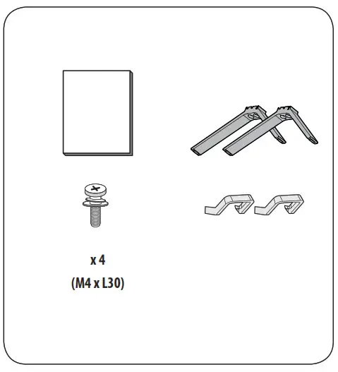 LG SR-A3DR6548 OLED TV - Accessories