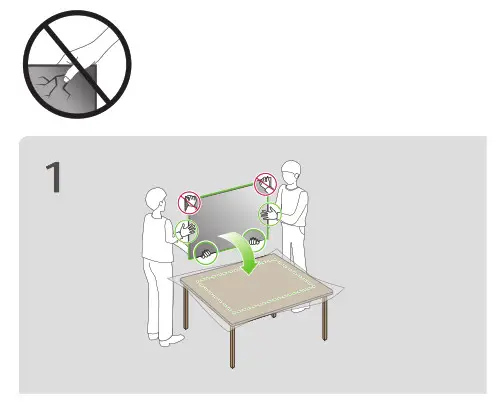 LG SR-A3DR6548 OLED TV - Stand