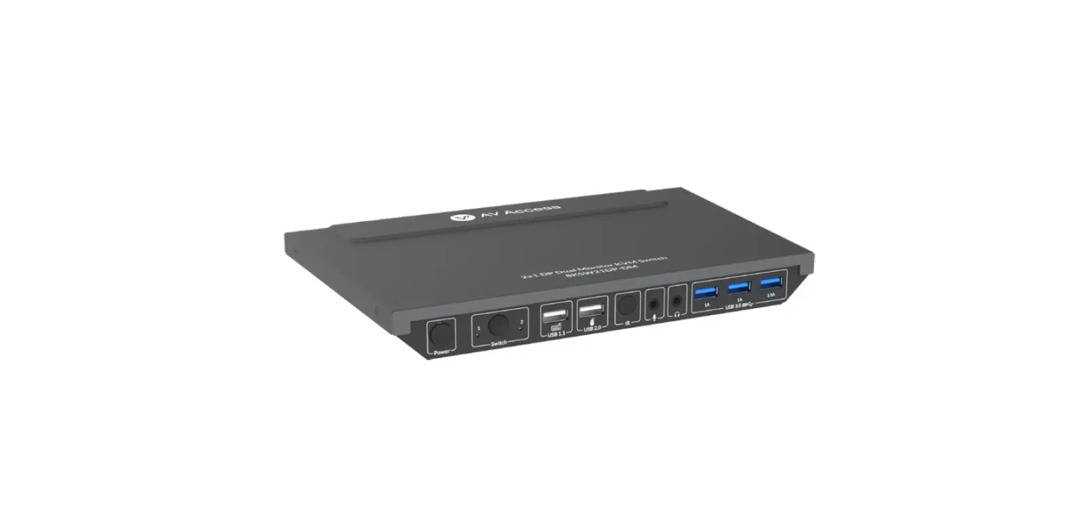 Av Access 8ksw21dp-dm 2x1 Dual-monitor Dp 2.0 And 1.4a Kvm Switcher User Manual