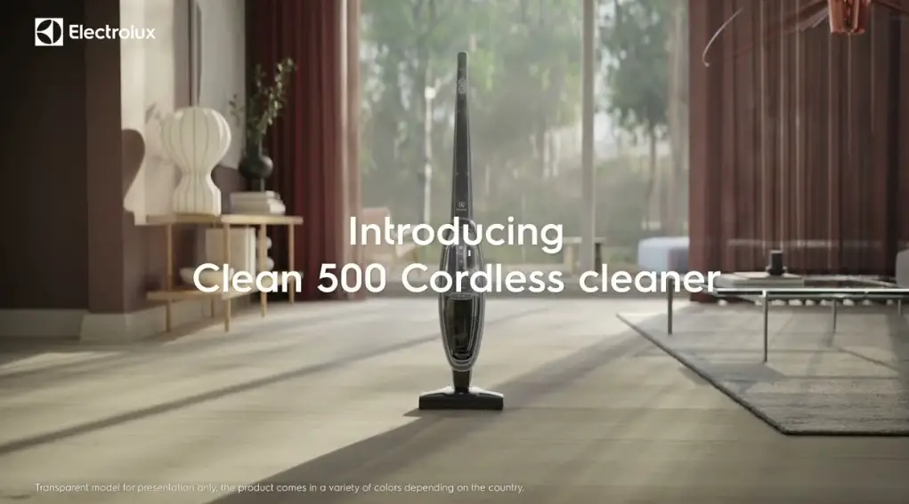 Electrolux Clean 500 Cordless Arm Vacuum Instruction Manual