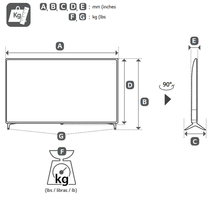 LG 50UQ7070ZUE UQ7070 50 Inch 4K LED Smart TV - Figure 2