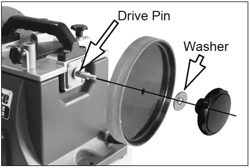 INSTALLING A NEW GRINDING STONE