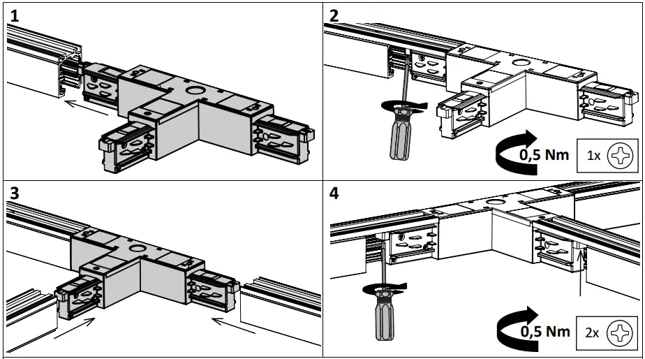 T – feed connection option