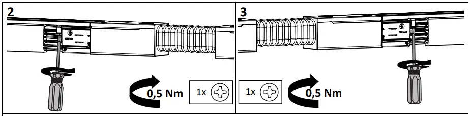 Adjustable corner connection option