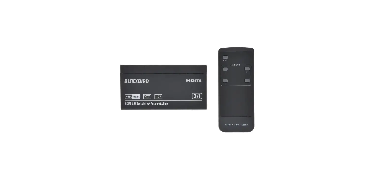 Monoprice 43963 Blackbird 4k 3x1 Switch User's Manual