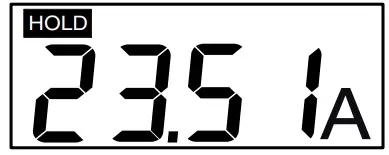 CHAUVIN ARNOUX P01102904 Flexible Current Meter - displays HOLD