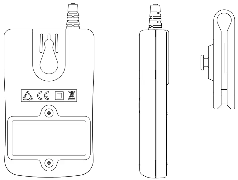 CHAUVIN ARNOUX P01102904 Flexible Current Meter - electronics housing