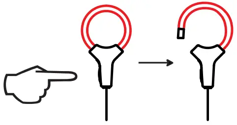 CHAUVIN ARNOUX P01102904 Flexible Current Meter - opening device
