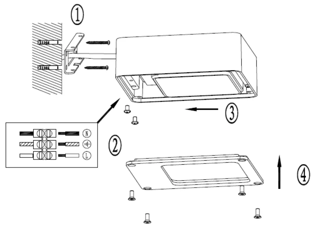 220760142 Reno LED Wall Light 1