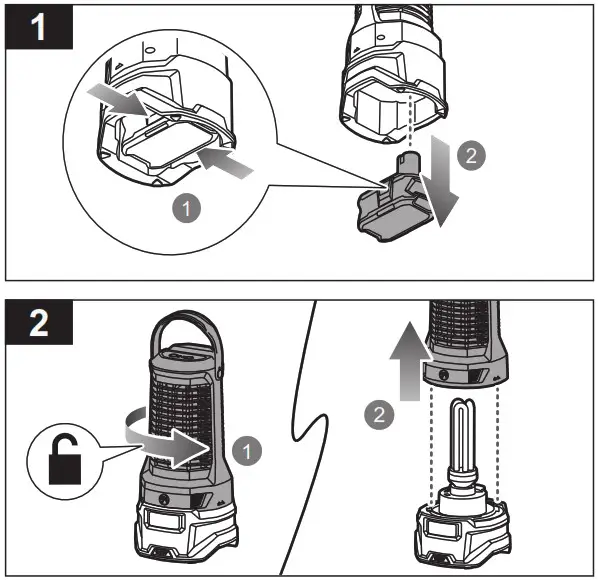 Ryobi R18BZL 18V ONE Bug Zapper Lantern - Product Overview 12