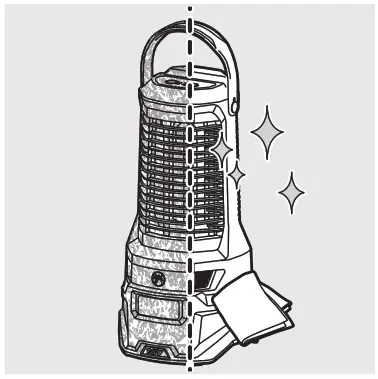 Ryobi R18BZL 18V ONE Bug Zapper Lantern - Product Overview 14