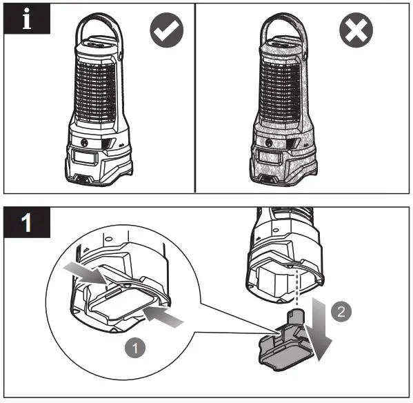 Ryobi R18BZL 18V ONE Bug Zapper Lantern - Product Overview 19
