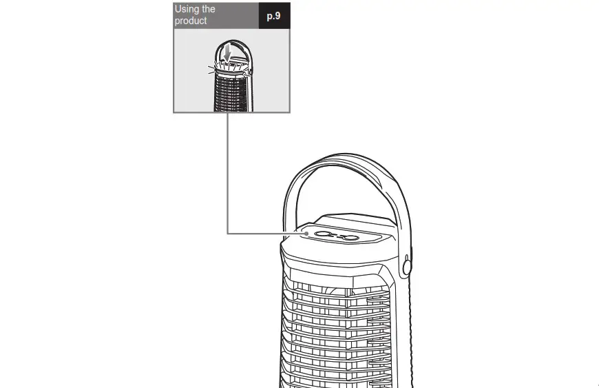 Ryobi R18BZL 18V ONE Bug Zapper Lantern - Product Overview 6