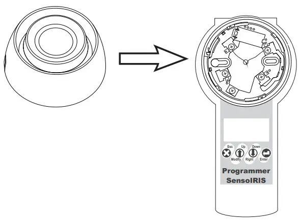 TELETEK SensoIRIS WSOU xx Intelligent Analogue Addressable Fire Alarm Sounder - Address programming