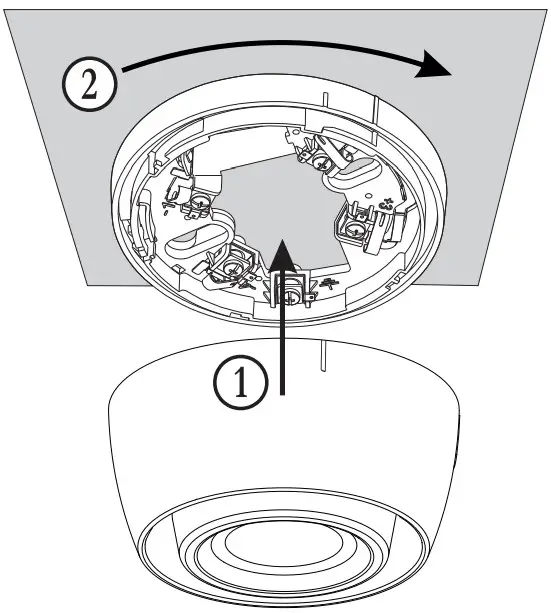 TELETEK SensoIRIS WSOU xx Intelligent Analogue Addressable Fire Alarm Sounder - Mounting the sounder