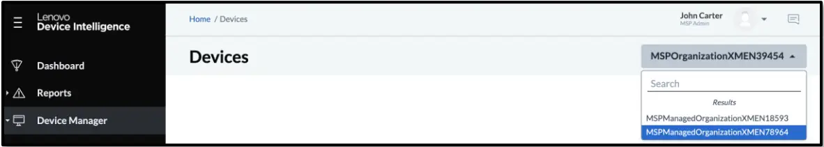 Lenovo LDI MSP Device Intelligence- fig 4