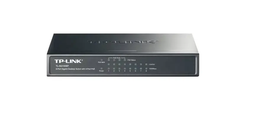 Tp-link Tl-sg1008p Unmanaged Desktop Poe+ Switch Installation Guide