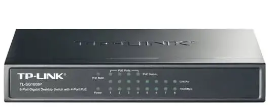 tp-link TL-SG1008P Unmanaged Desktop PoE+ Switch-PRODUCT