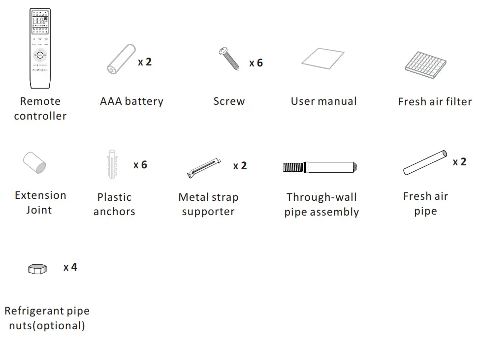 Morris FAIN 26170 Series Fresh Air - Accessories