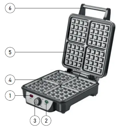 CENTEK-CT-1453-Waffle-Maker-1