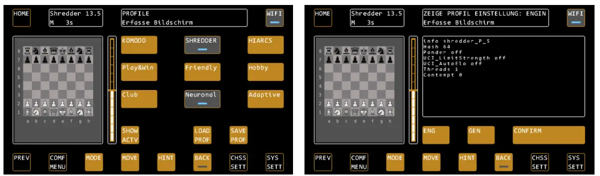 Mephisto M920 Phoenix Chess Computer Y - Load Profile