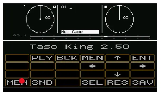 Mephisto M920 Phoenix Chess Computer Y - MEN key