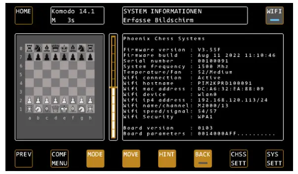 Mephisto M920 Phoenix Chess Computer Y - USB