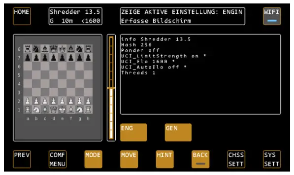 Mephisto M920 Phoenix Chess Computer Y - background