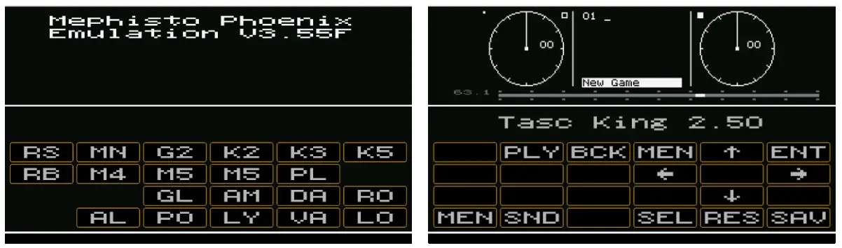 Mephisto M920 Phoenix Chess Computer Y - emulation