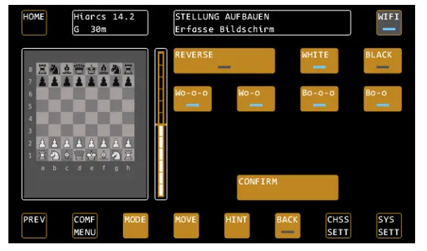 Mephisto M920 Phoenix Chess Computer Y - input mode