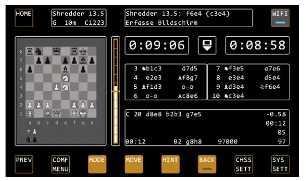 Mephisto M920 Phoenix Chess Computer Y - profiles