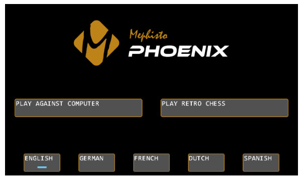 Mephisto M920 Phoenix Chess Computer Y - settings