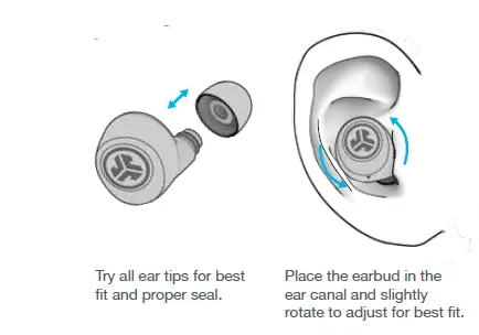 Jlab Go Air Pop Manual Tones Earbuds fig-10