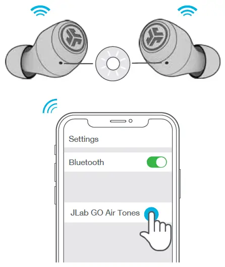 Jlab Go Air Pop Manual Tones Earbuds fig-4