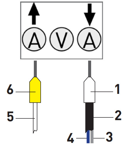 CHAUVIN ARNOUX ULYS Flex Modbus - connect the yellow