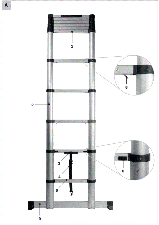 VONROC-TL501XX-Telescopic-Ladder-1