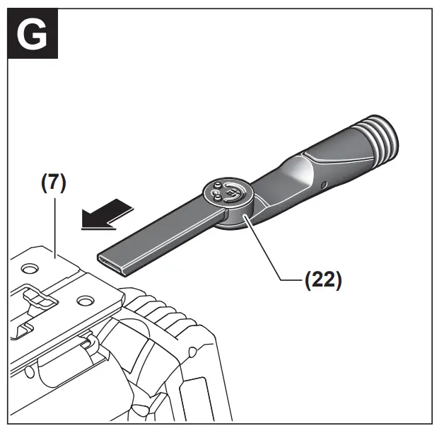 Connecting the dust extraction