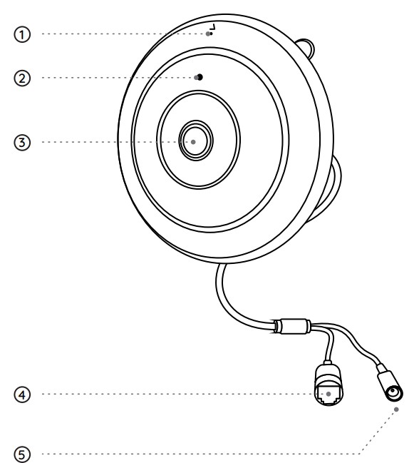reolink FE W 6MP WiFi 360 Degree Panoramic Fisheye Camera - fig 2