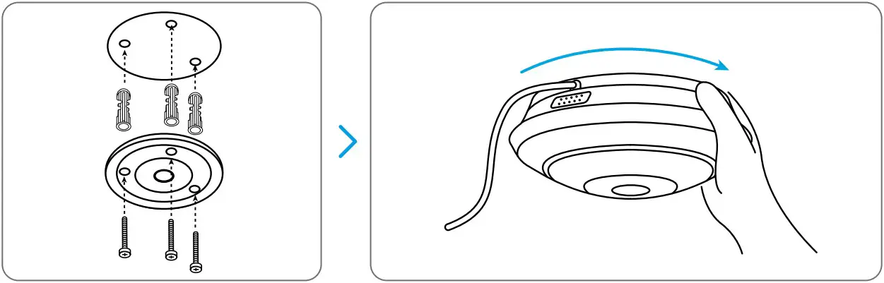 reolink FE W 6MP WiFi 360 Degree Panoramic Fisheye Camera - fig 8